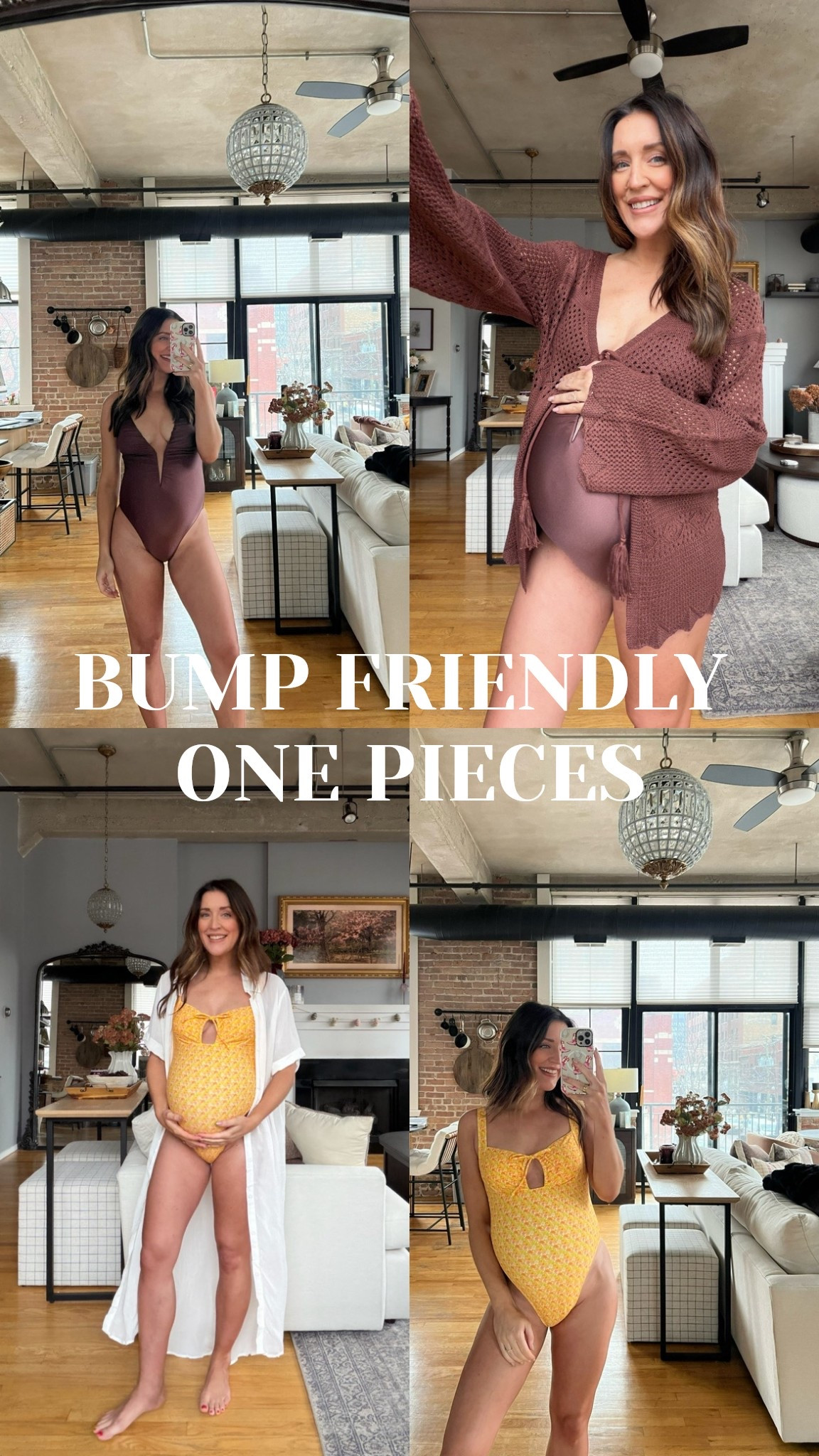 Bump friendly one piece swim and cover ups from @Cupshe Use code Shelbi15 for 15% off!  size medium (I sized up for 36 week bump)

#LTKSwim #LTKBump #LTKTravel