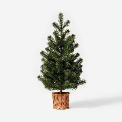 Medium Pine Artificial Tree in Basket - Threshold™ designed with Studio McGee | Target