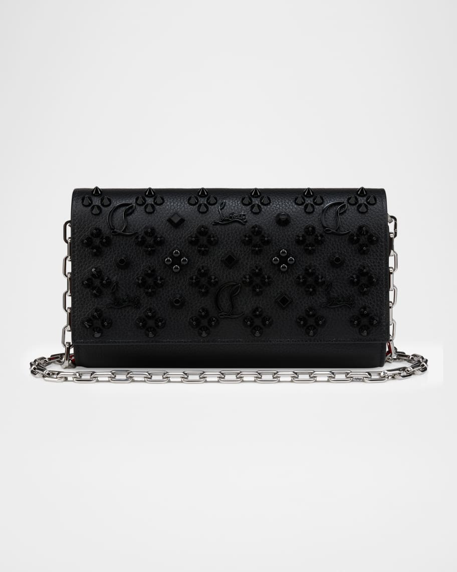 Christian Louboutin Paloma Wallet on Chain in Loubinthesky Leather | Neiman Marcus