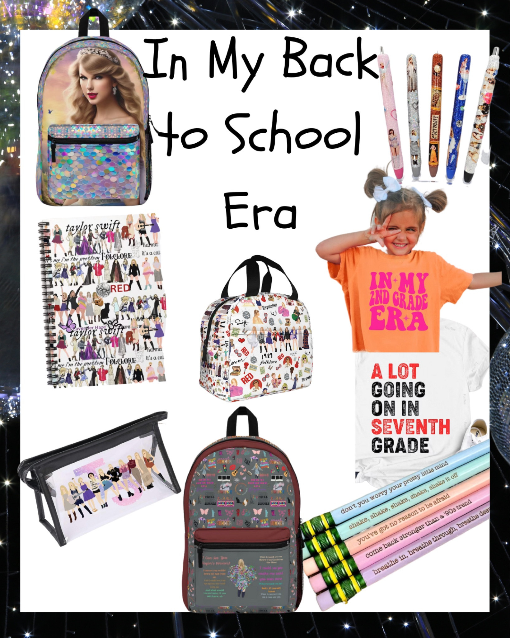 Taylor Swift Back to School Pencils