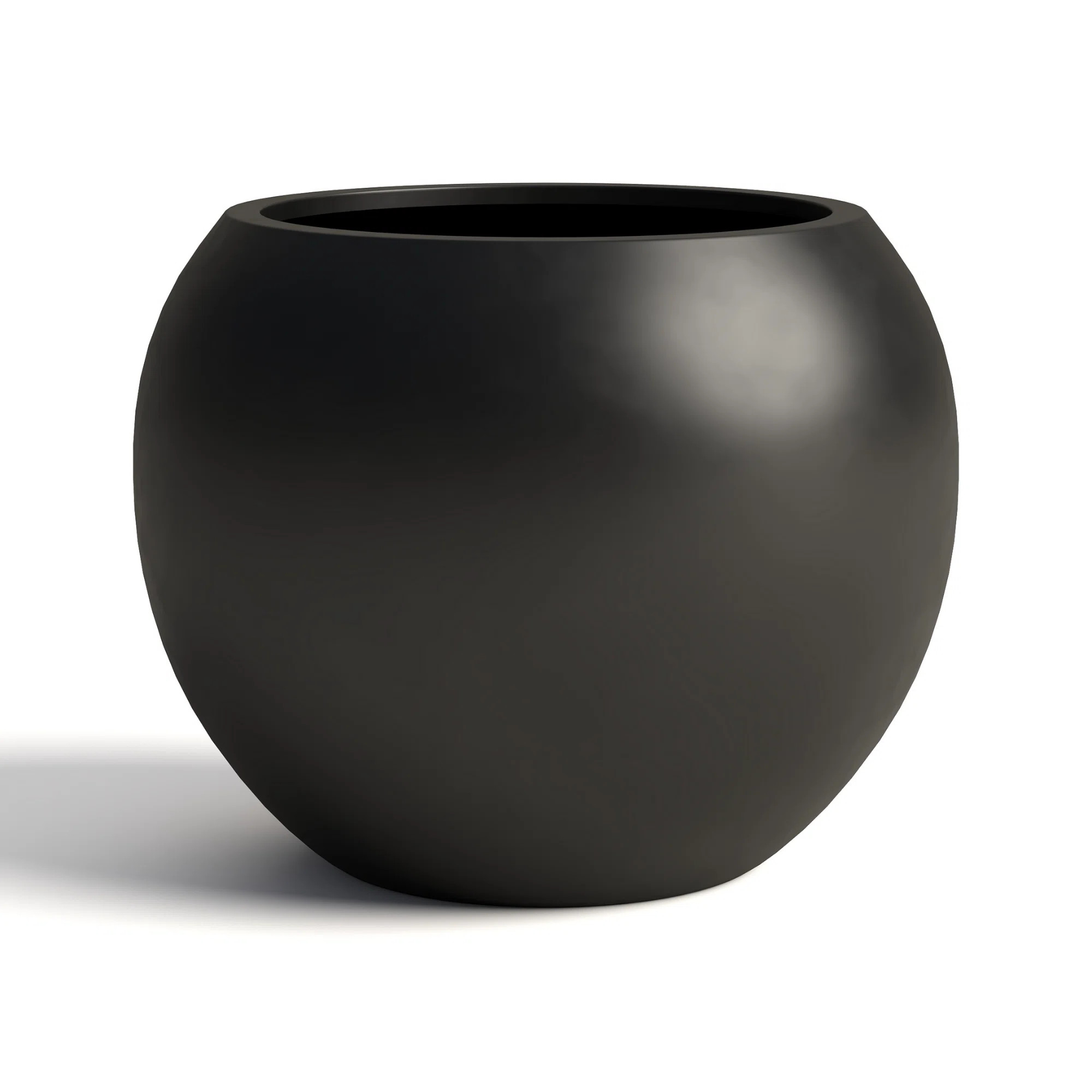 Signature Genest 1-Piece Fiberstone Planter For Indoor/Outdoor | Wayfair North America