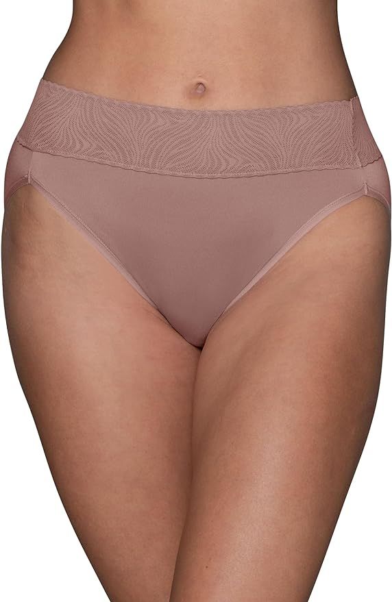 Vanity Fair Women's Effortless Panties for Everyday Wear, Buttery Soft Fabric & Lace | Amazon (US)