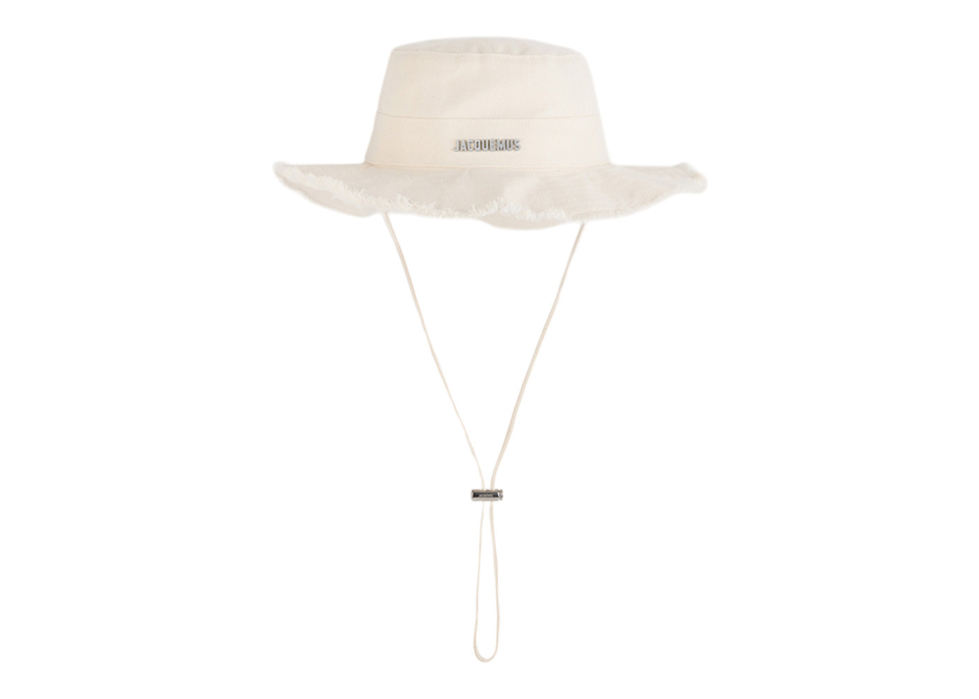 Jacquemus Le Bob Artichaut Large Brim Bucket Hat in Off/White | StockX