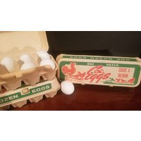 2 Vintage Egg Cartons, Advertising, Rooster, Kitchen Decor | Etsy (US)