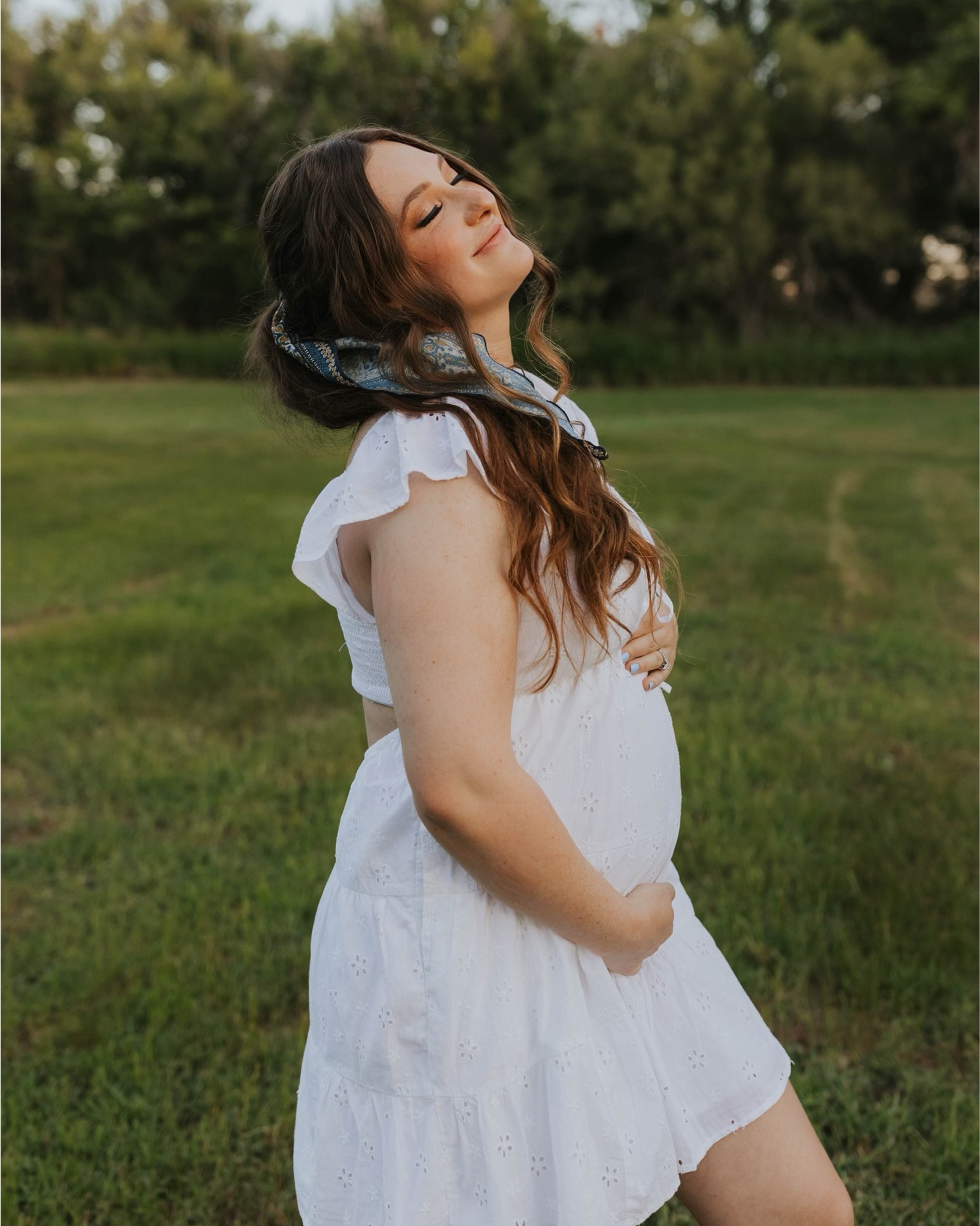 Baby boy is almost here 🥹🫶🏻 
Snagged this super cute floral eyelet babydoll dress; worked perfectly for summer maternity pics! ☀️

#LTKBump #LTKSummerSales #LTKBaby