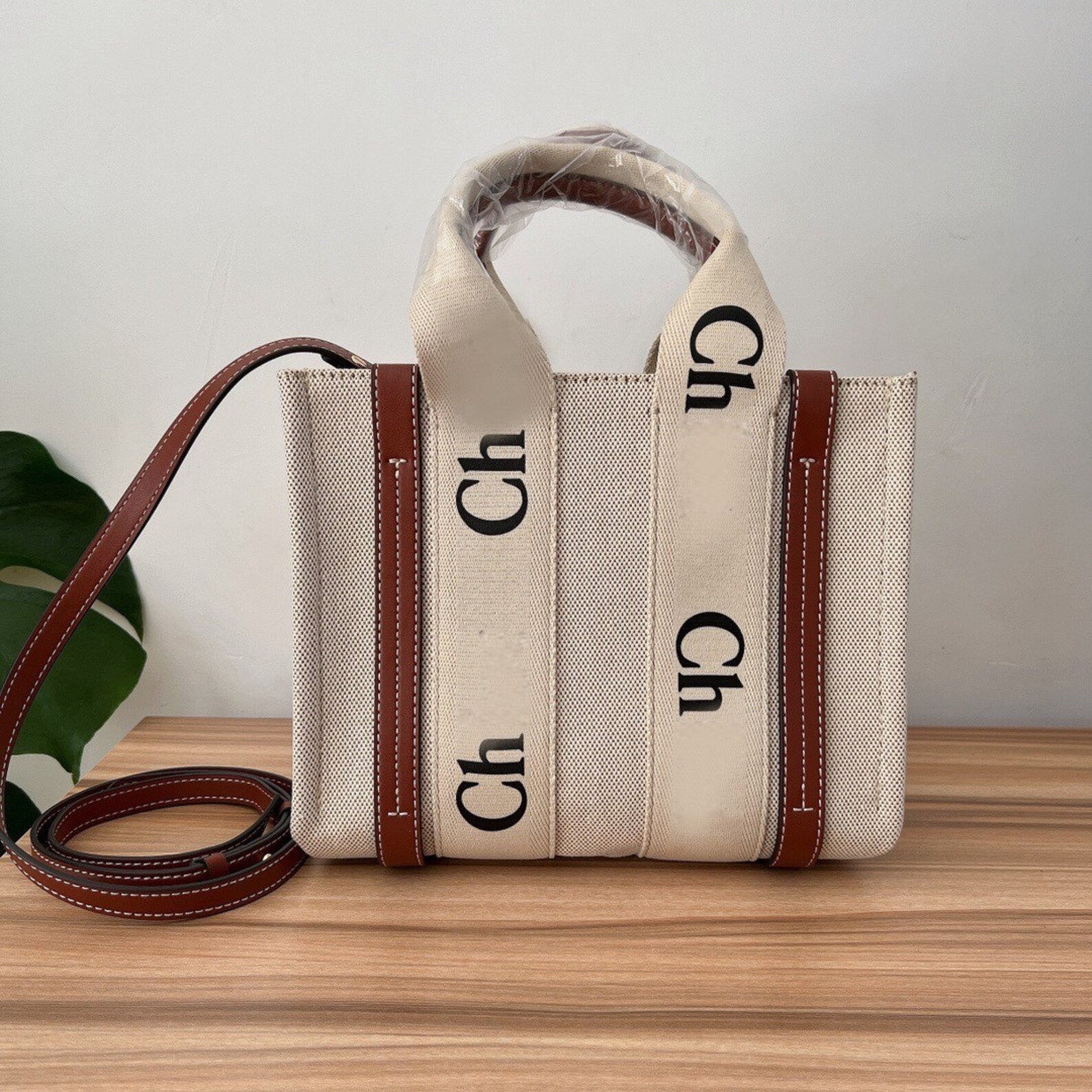 Woody Large Canvas Tote, Sustainable Luxury, Luxe Laptop Bag, Designer Vacation Carry-on, Cotton... | Etsy (US)