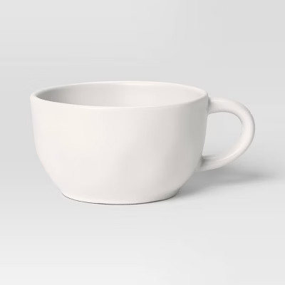 13 fl oz Stoneware Latte Mug with Peek-a-boo Heart - Threshold™ | Target