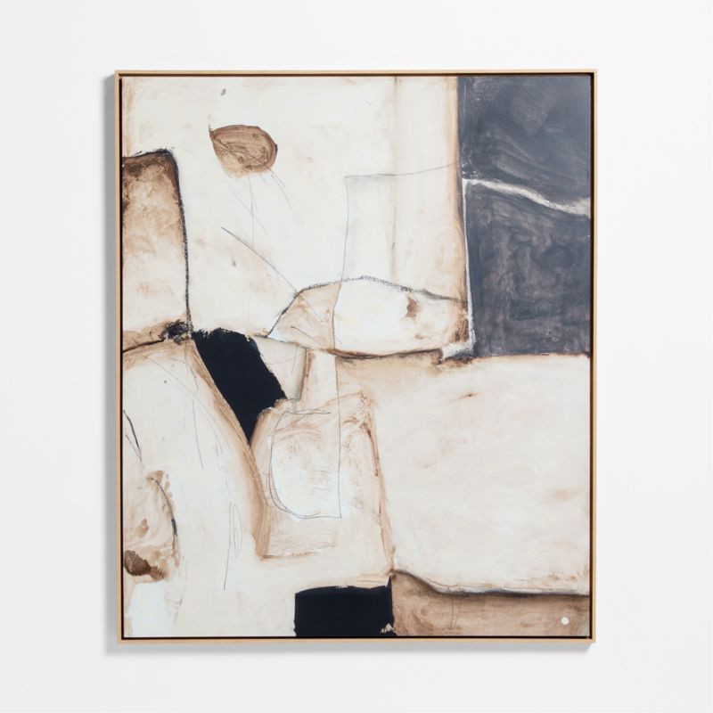 "Mineral" by Joe Turner 51.75"x61.75" Framed Wall Art Print + Reviews | Crate & Barrel | Crate & Barrel