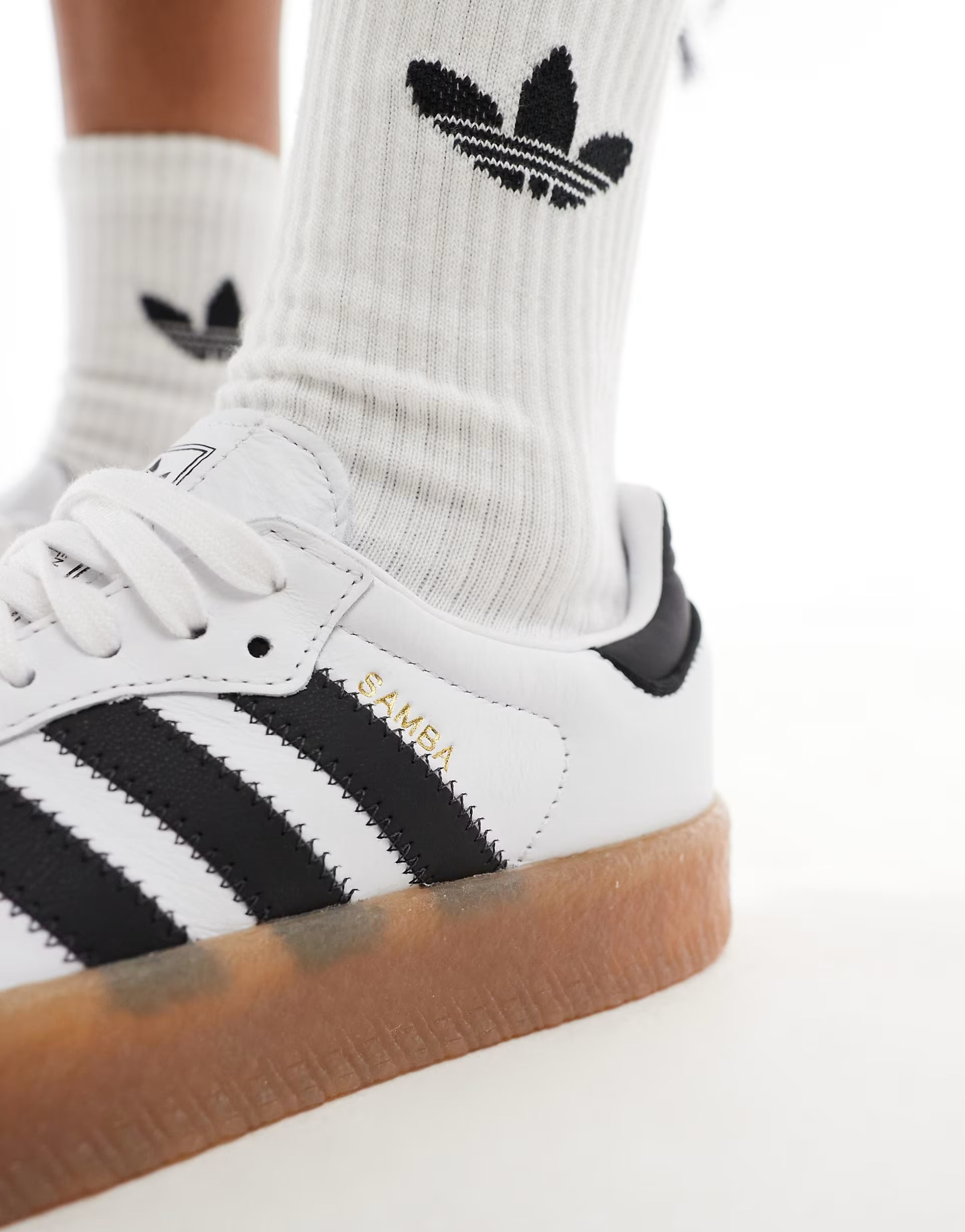 adidas Originals Sambae sneakers in white and black | ASOS | ASOS (Global)