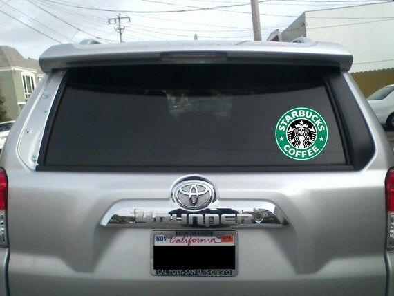 Starbucks Coffee Car and Bumper Vinyl Decal / Sticker 10 Sizes | Etsy (US)