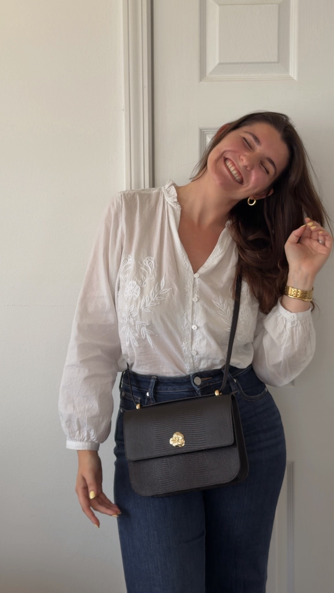 New French bag obsession 🖤

Meet the Adèle by Fauvette ✨ You can shop the bag directly via ShopMy or through the link in bio on Instagram! The 10% discount will be automatically applied at checkout, or you can use code MAEVAWITHAMOUR at fauvette-paris.com 🫶

Lizard-embossed leather, a delicate gold flower clasp, and beautiful craftsmanship made in France. Structured yet easy to wear, it’s the kind of timeless piece that works effortlessly from day to evening ✨

I’ve also linked the rest of my look!

With Amour,
M.

#LTKdayinmylife #LTKgrwm #LTKootd