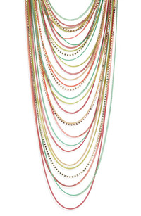 Click for more info about Rosantica Gioa Crystal Mixed Link Layered Necklace | Nordstrom