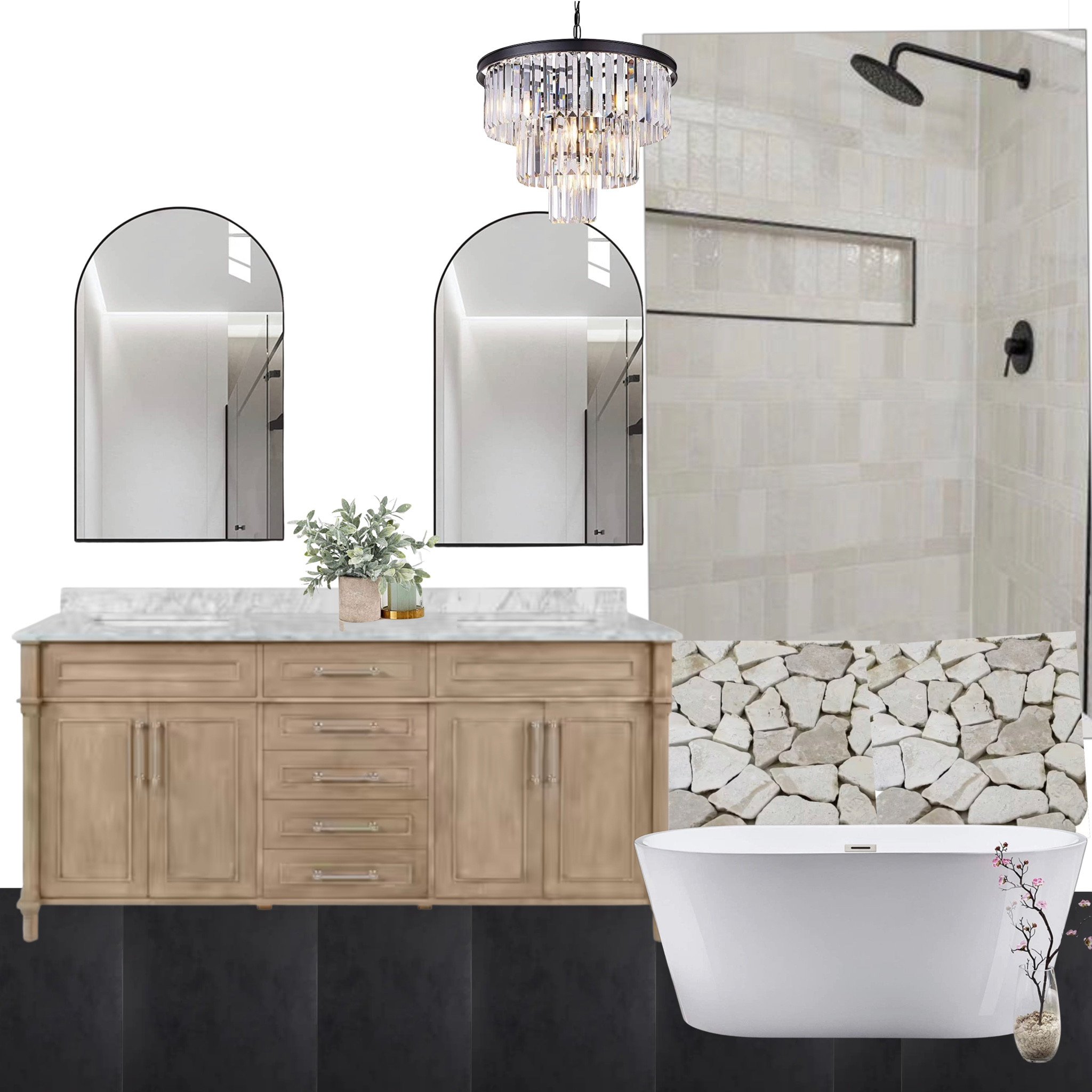 Bathroom Design in our spec home

#LTKhome