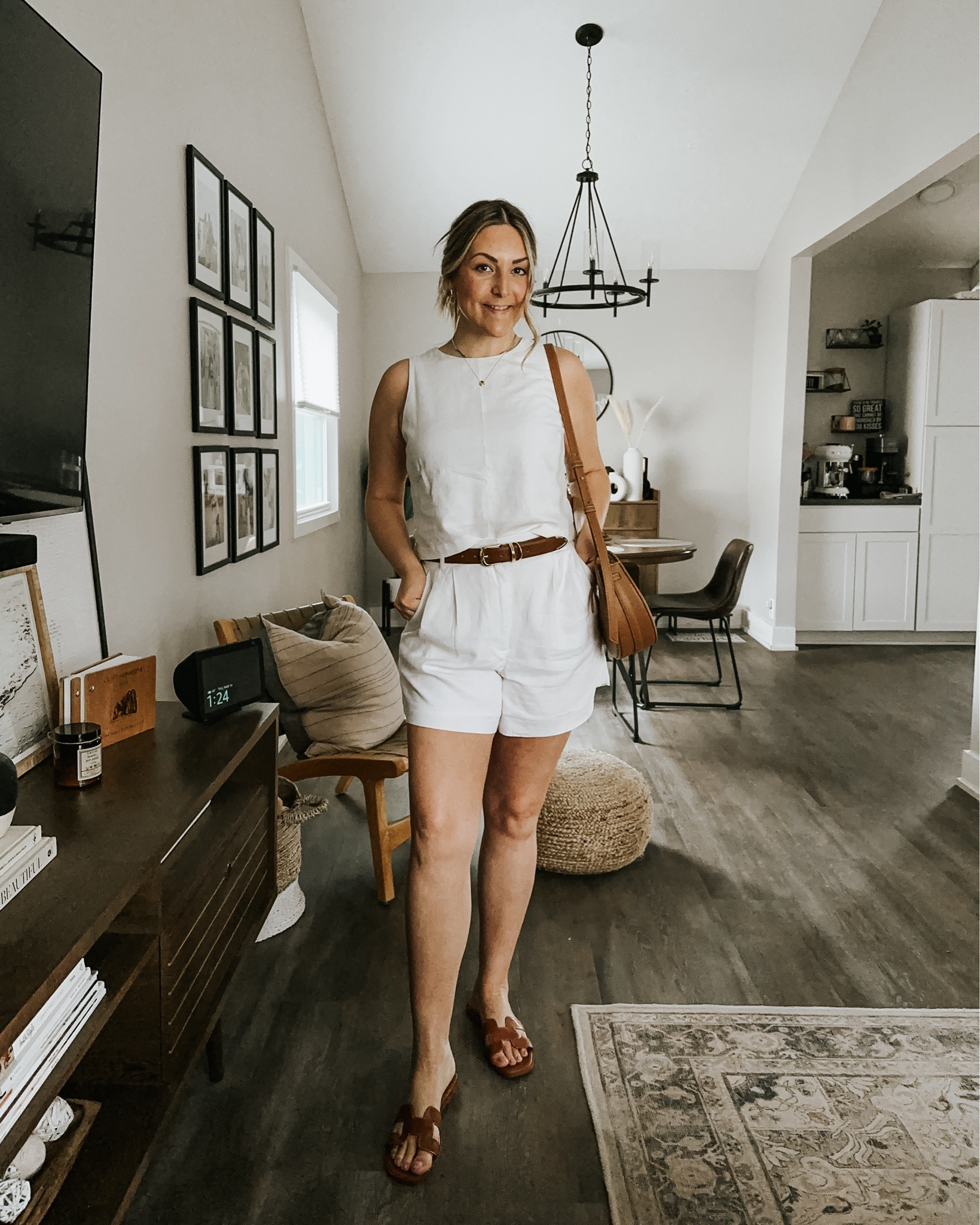 Cutest matching set from Abercrombie!  Love their linen pieces!  #ad #abercrombiepartner #abercrombie #summeroutfit summer outfit, spring outfit, linen set 

#LTKsalealert #LTKfindsunder100 #LTKstyletip