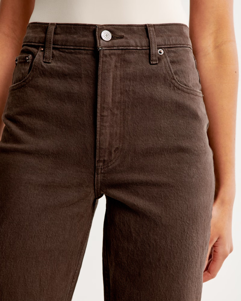 Ultra High Rise 90s Straight Jean | Abercrombie & Fitch (US)