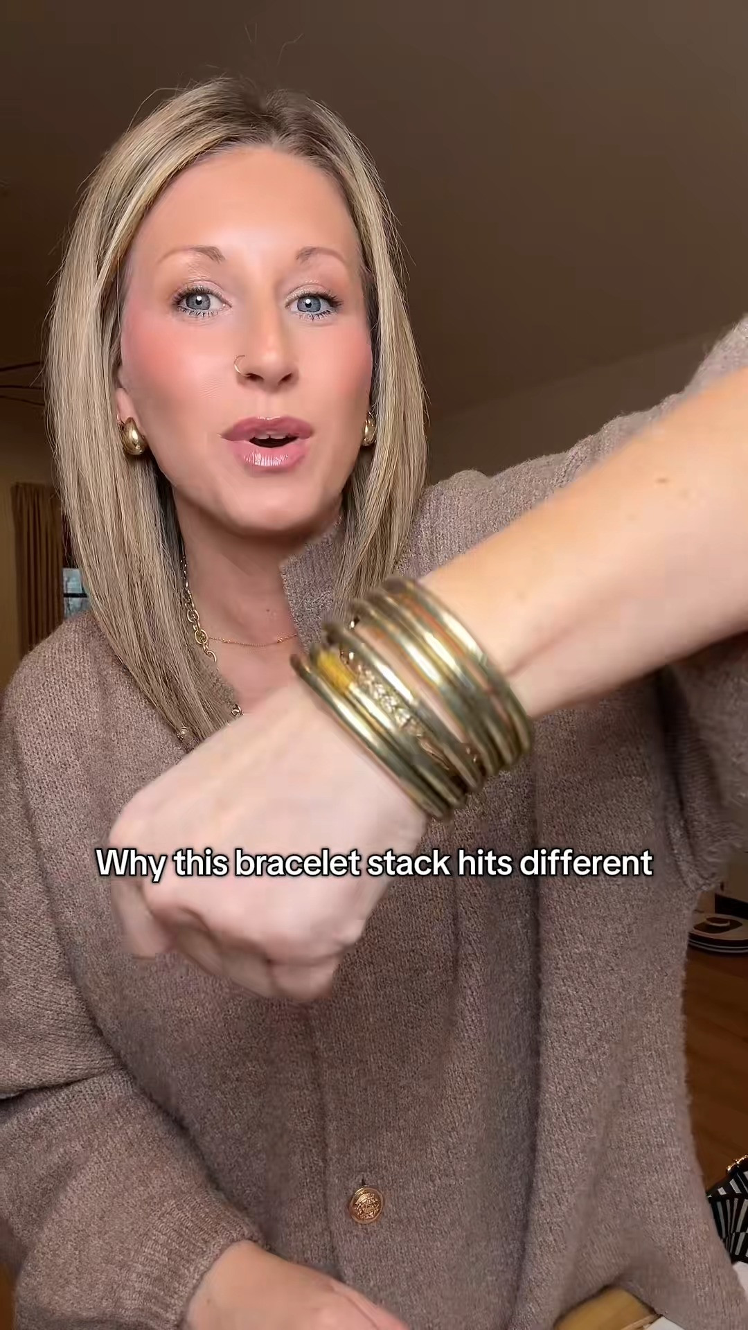 Waterproof, lightweight, no clanking. The soft-gold finish makes this bracelet stack an everyday yes.


#bracelets #braceletstack 
#waterproofjewelry #bangles #jewelryfinds   

 #LTKootd