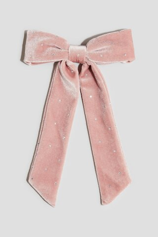 H & M - Bow-decorated hair clip - Rose | H&M (FR, IT, ES, PT, BE)