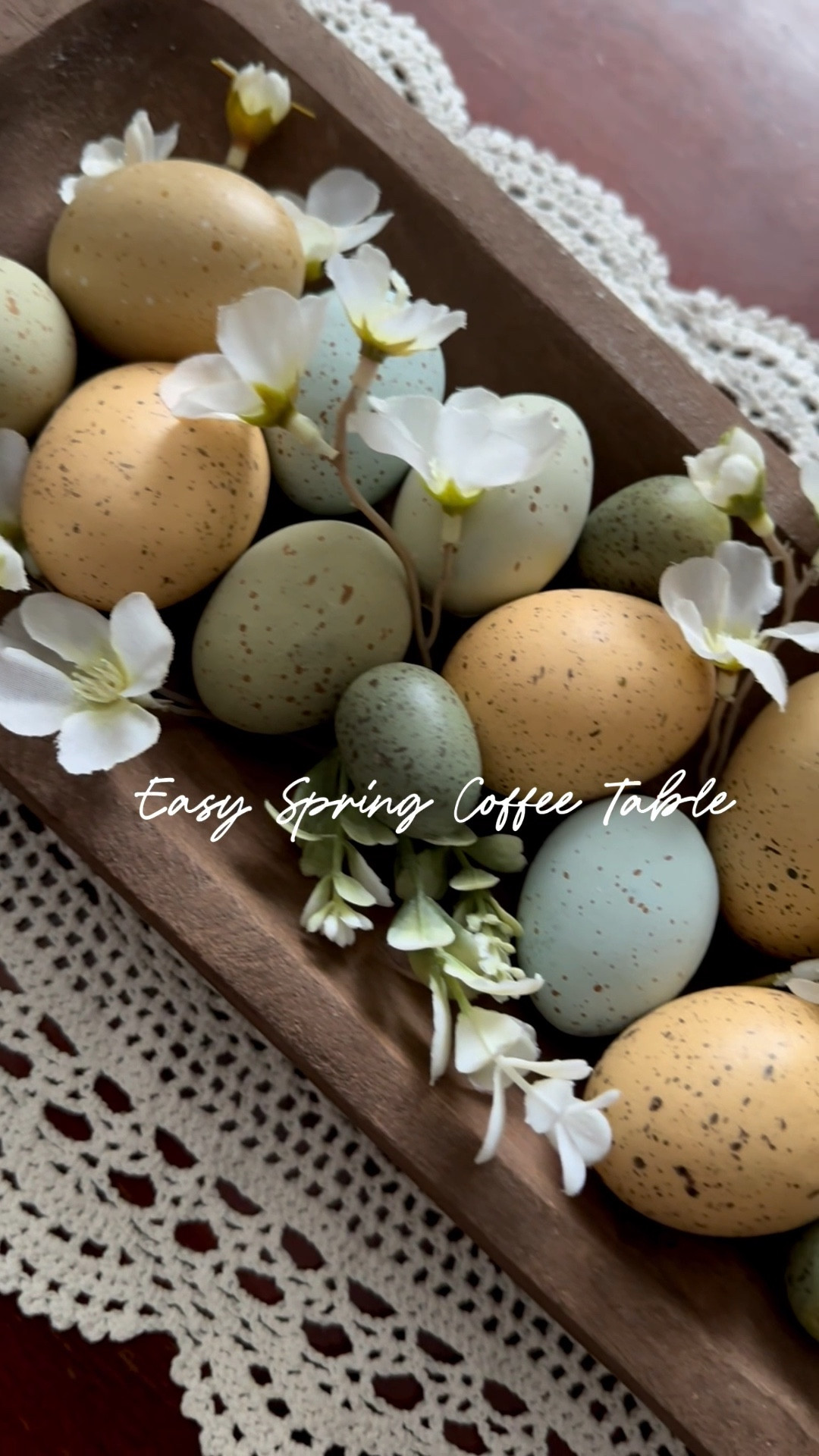 Spring coffee table decor, Easter home decor, natural Easter eggs 

#LTKSaleAlert #LTKSeasonal #LTKHome