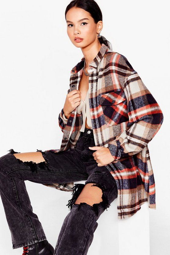 Check Out the Facts Relaxed Shirt Jacket | NastyGal (US & CA)