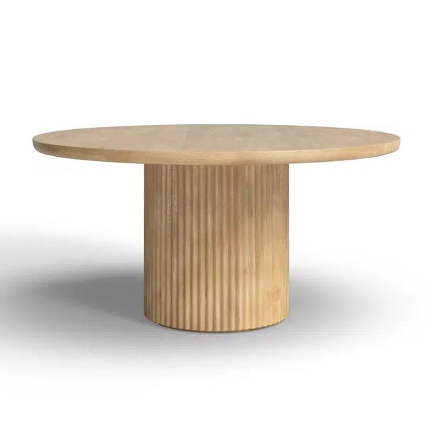 Chessa Round Solid Wood Dining Table | Wayfair North America