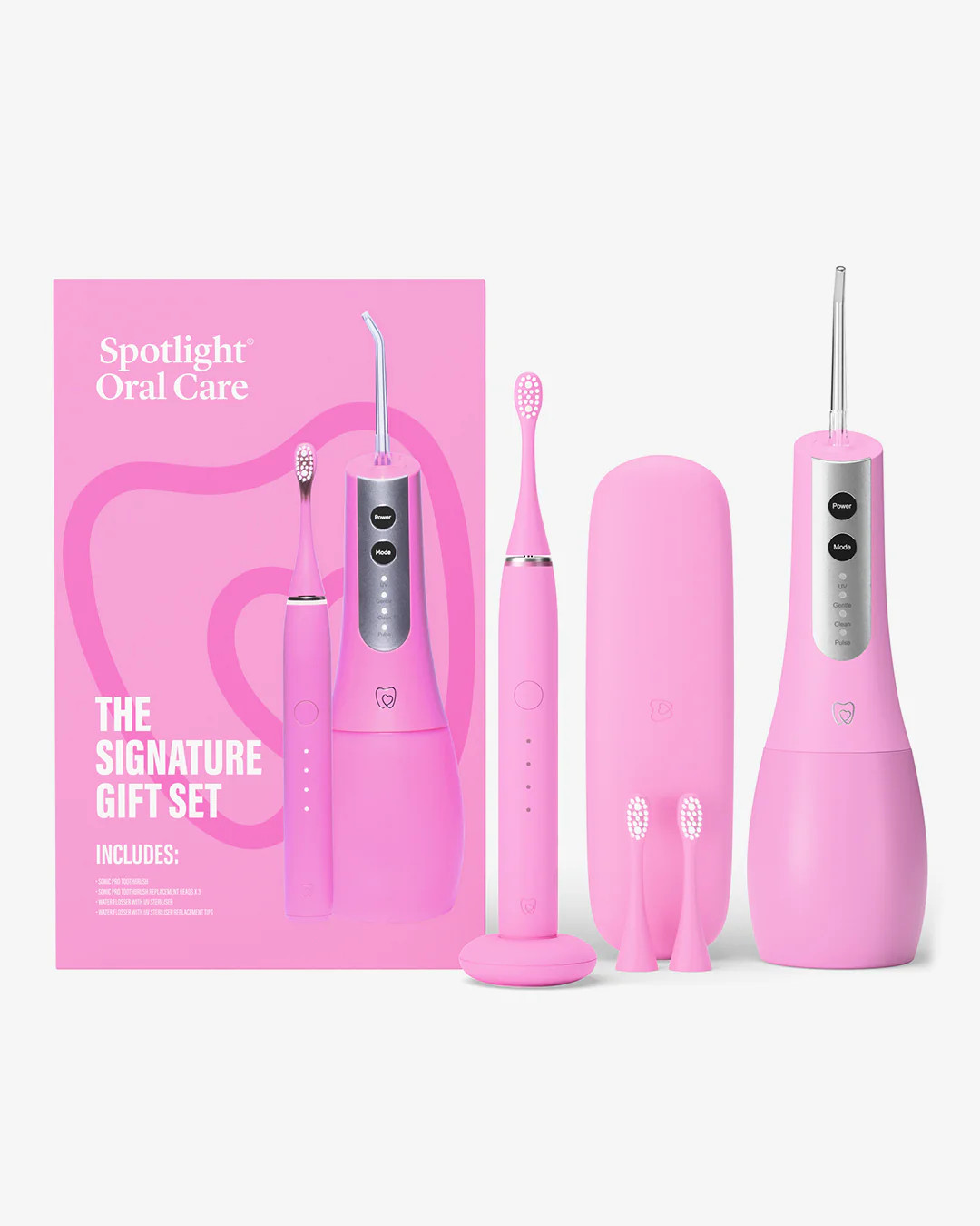 The Signature Gift Set - Popular Pink | Spotlight Oral Care