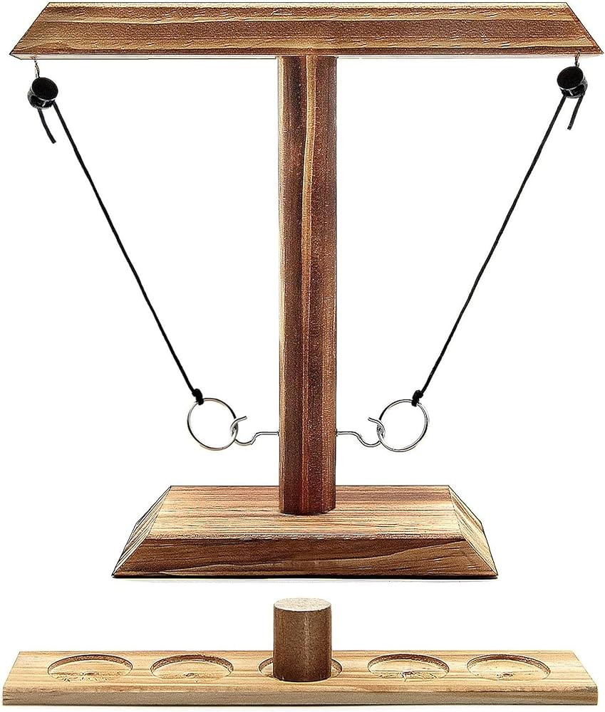 Amazon.com : Hook and Ring Handmade [Wooden] Toss [Game] for and Adults For Outdoor Indoor, Patio... | Amazon (US)