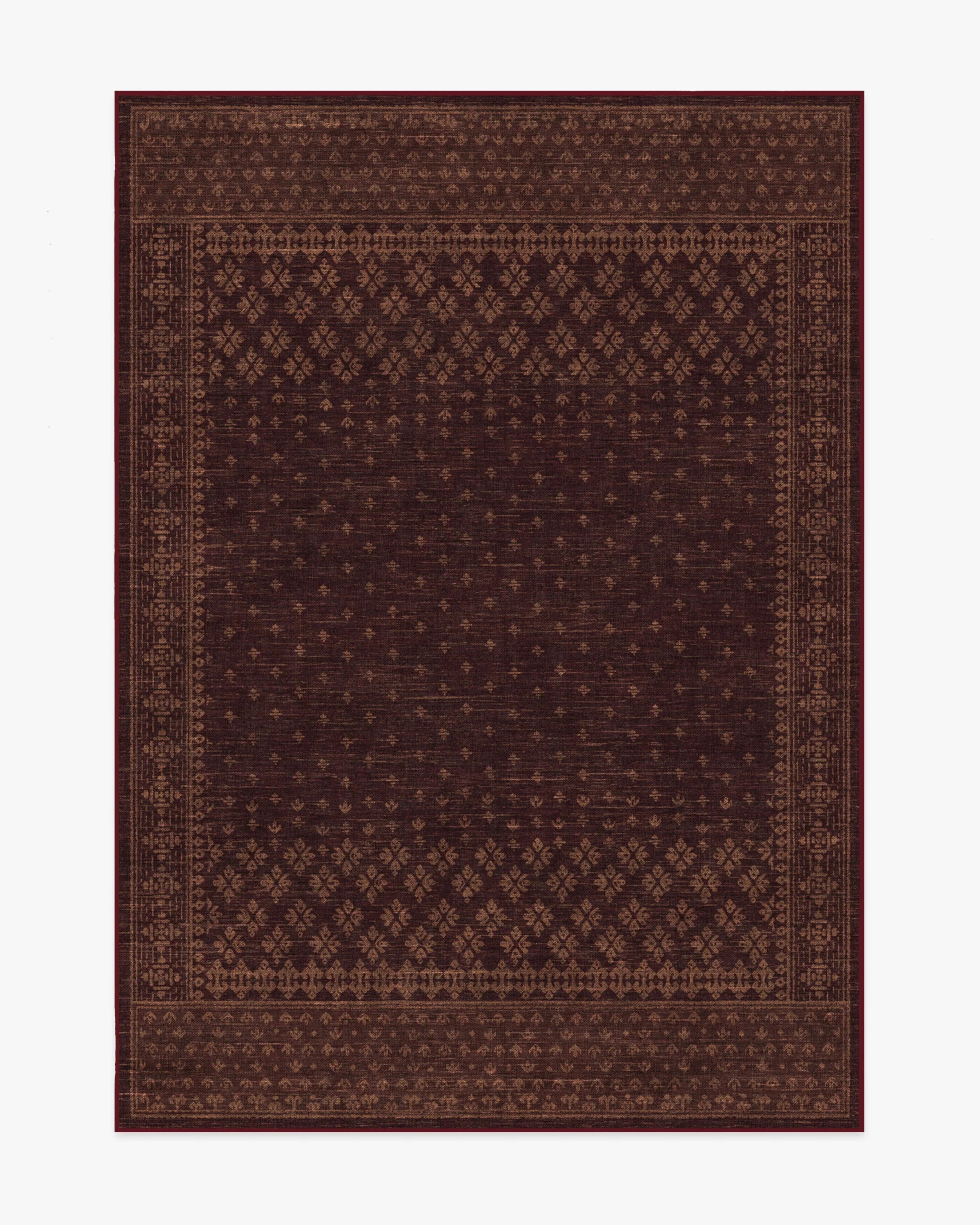 Fernanda Black & Tan Rug | Ruggable