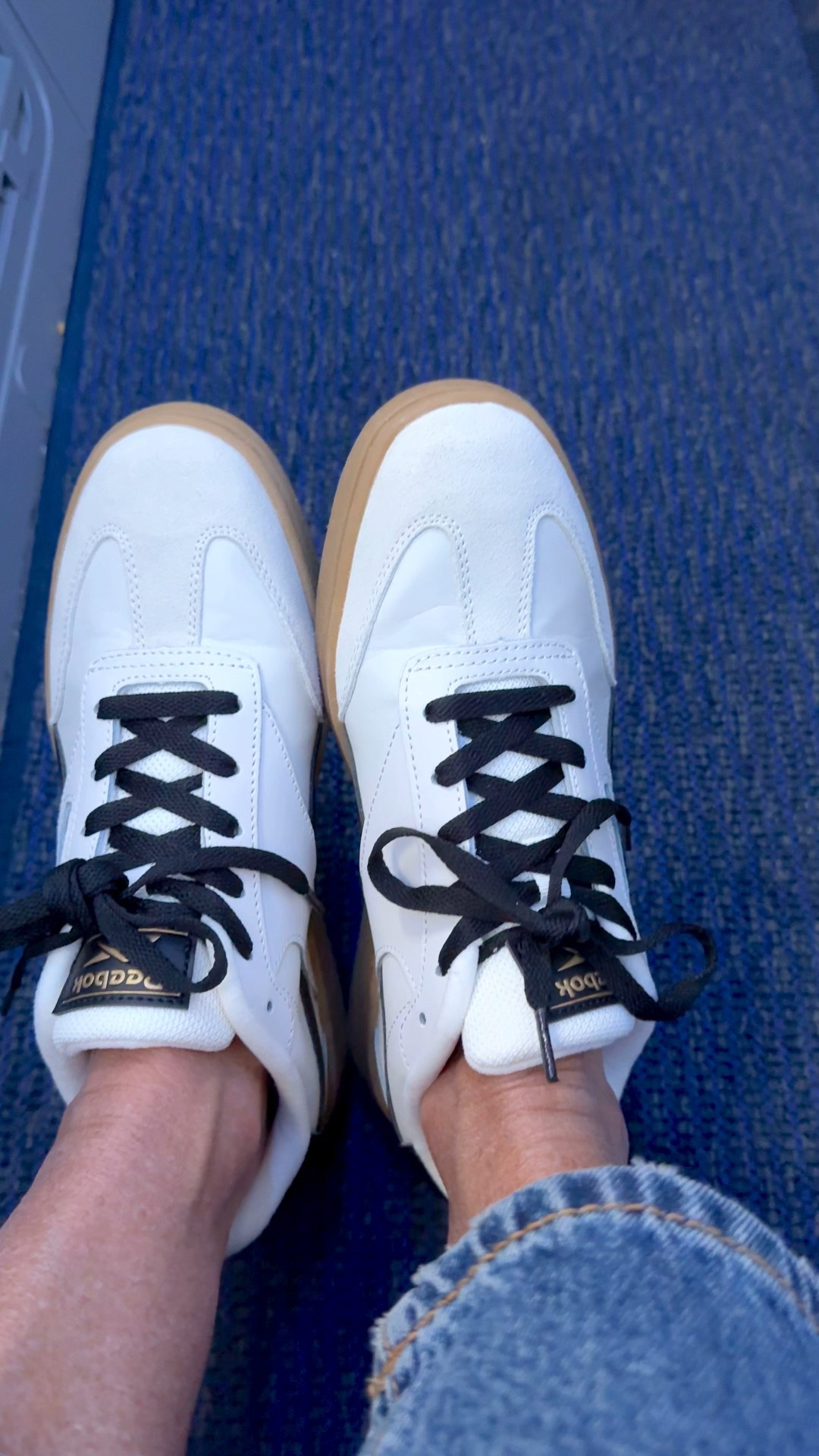 I'm obsessed with these new sneakers. Didn't even wear socks on first day wearing them! Walked all over Carmel California super comfortable. First time having black shoelaces but they also come with extra pair of white. IMO they run big. 

#LTKdayinmylife #LTKOver40 #LTKootd