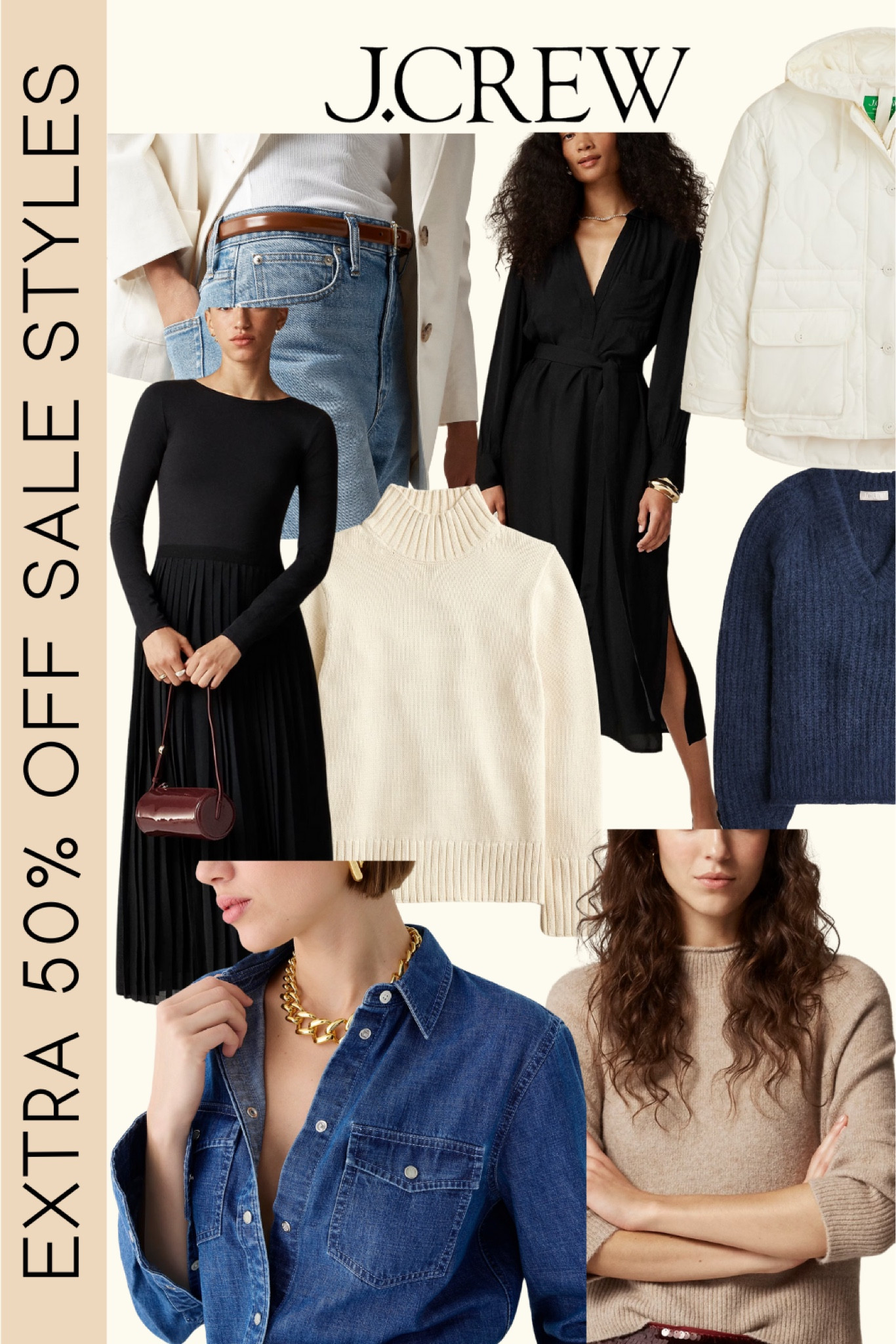 J.Crew has an extra 50% off all their sale styles right now and there are so many great things! Denim, sweaters, boots, dresses, and even accessories! 

#LTKSaleAlert #LTKFindsUnder100 #LTKStyleTip