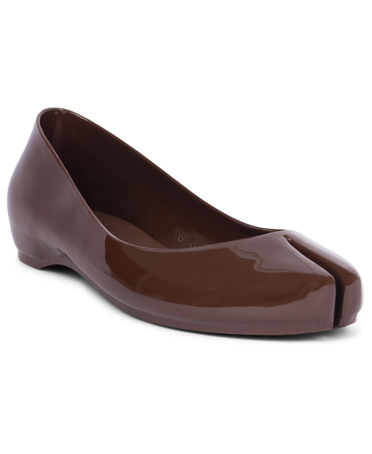 Jeffrey Campbell Women's Fixed Split-Toe Jelly Flats - Brown | Macy's