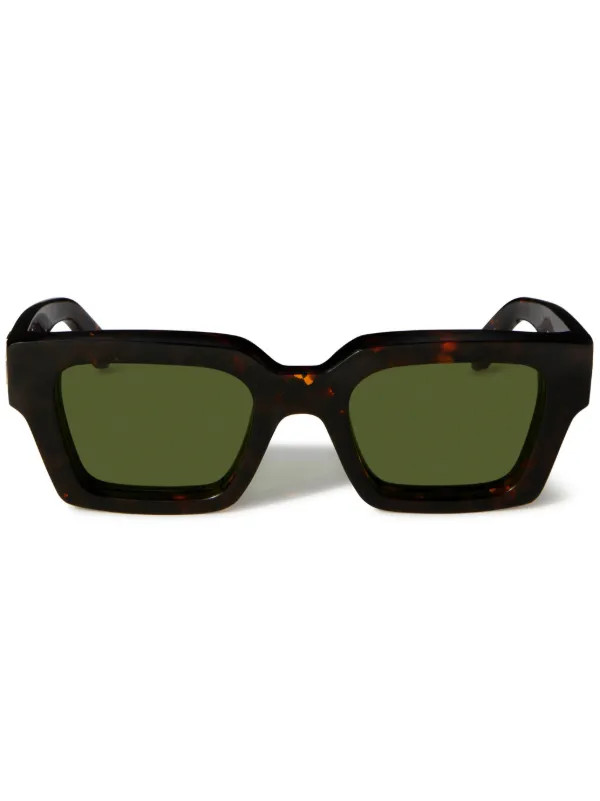 Off-White Virgil Sunglasses | Brown | FARFETCH | Farfetch Global