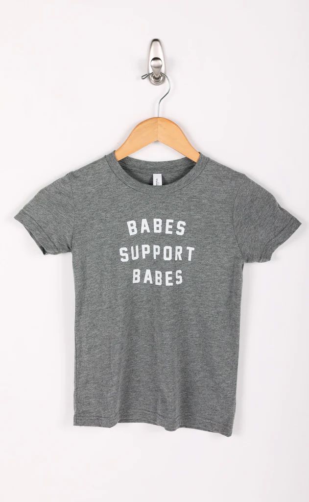 friday + saturday: babes support babes youth t shirt (PREORDER) | RIFFRAFF