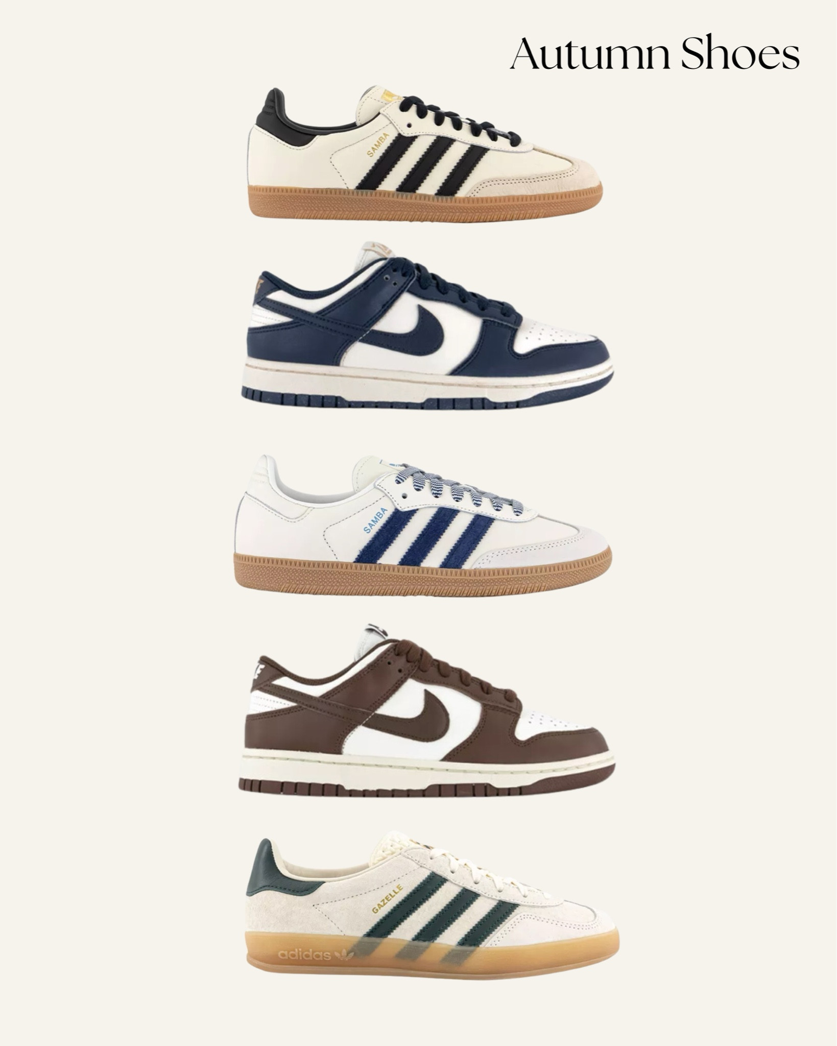 Go to autumn trainers 🍂 

Nike and Adidas trainers 


#LTKuk #FashionMonth #LTKautumn