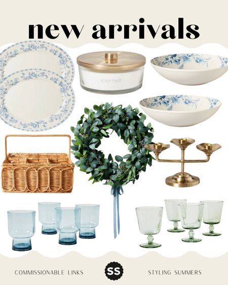 Blue and white new arrivals from Target! 

#LTKfindsunder100 #LTKSeasonal #LTKhome