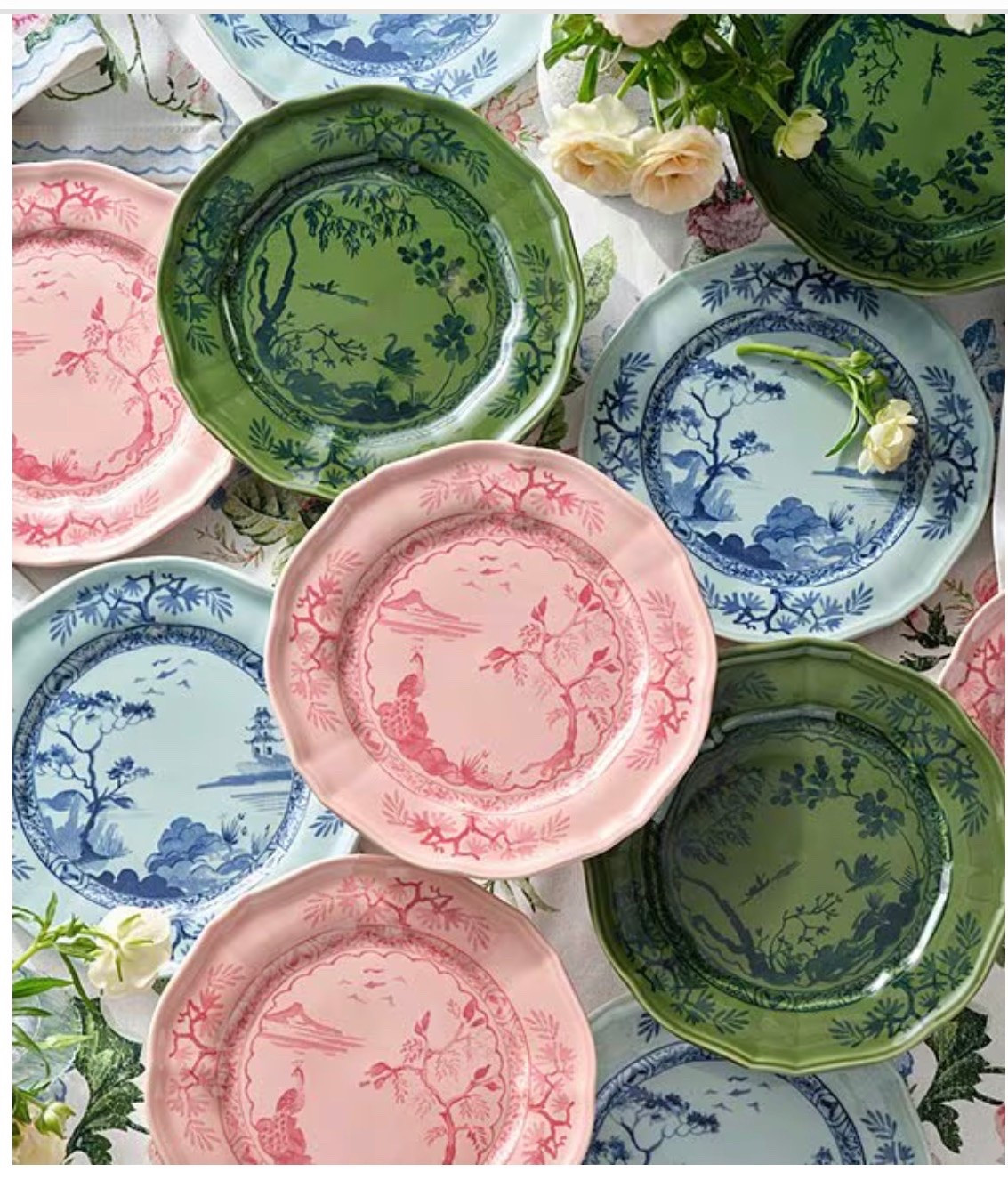 Look for less Ginori inspired plates! 🩷 I grabbed the blue and pink 😍