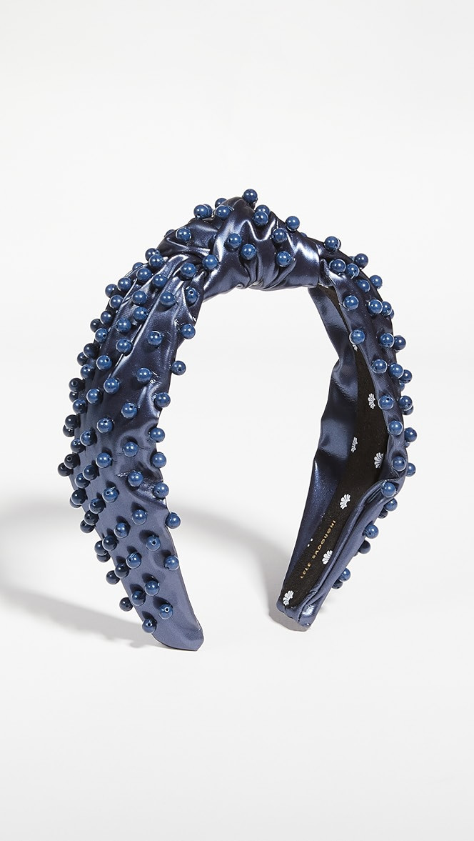 Faux Leather Beaded Headband | Shopbop