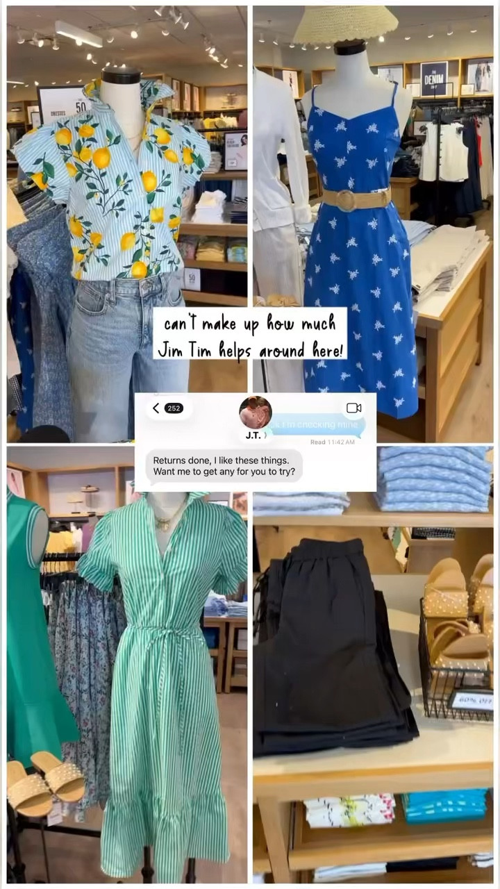 I mean….y’all Jim Tim does so much to help around here! He is literally making a return for me and sending me the new arrivals at J.Crew Factory. I couldn’t love him more!


#LTKOver40 #LTKdayinmylife #LTKootd