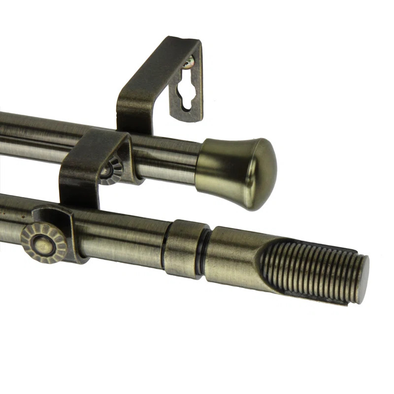 Slaytonville Double Curtain Rod | Wayfair Professional