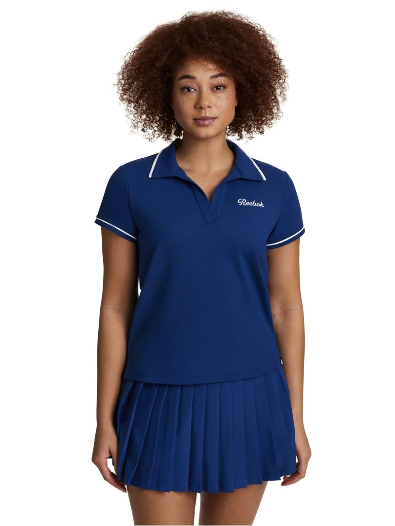Reebok Women's Courtside Polo Shirt, Sizes XS-4X | Walmart (US)