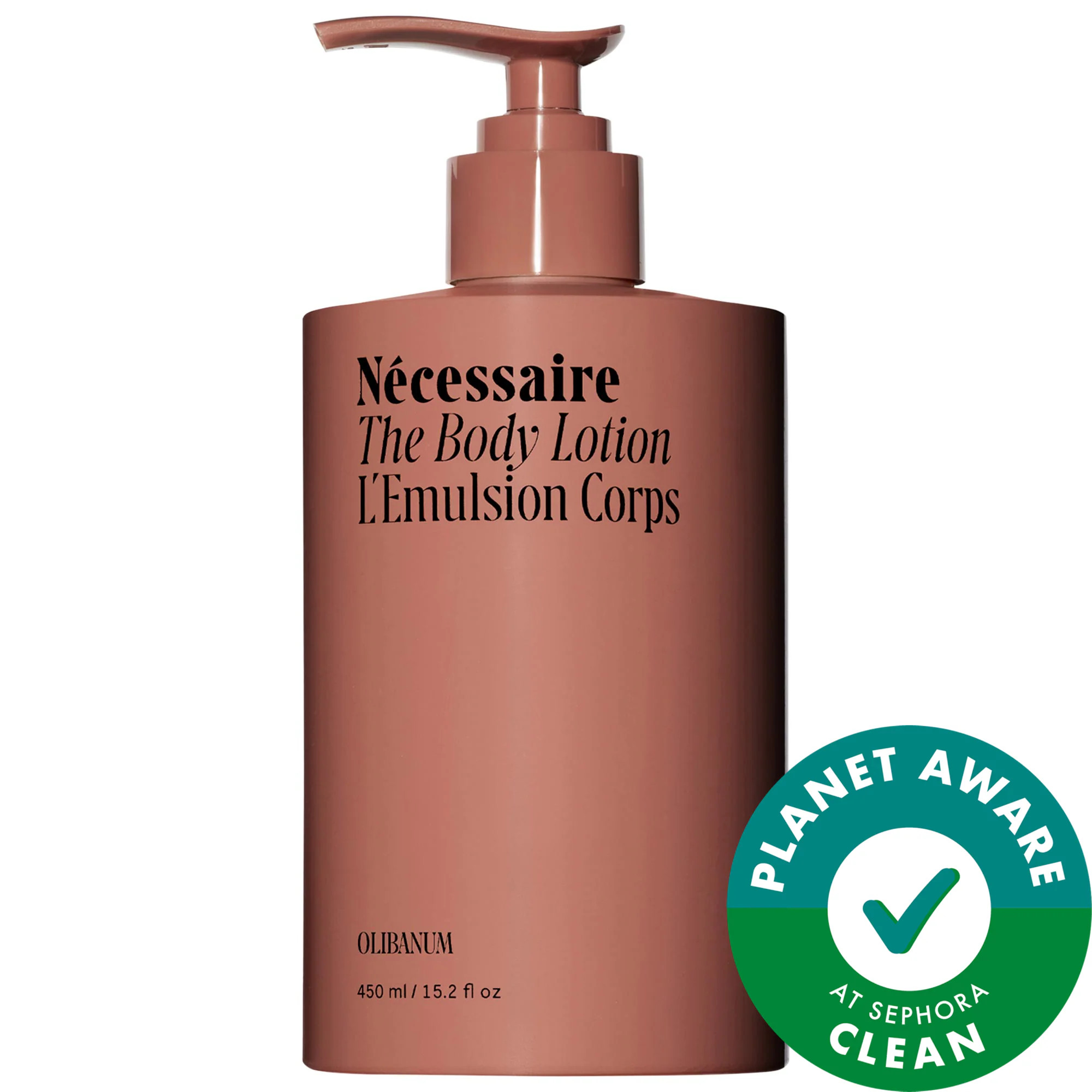 Nécessaire The Body Lotion Olibanum - With 5 Peptides + 2.5% Niacinamide 15.2 oz / 450 ml | Sephora (US)