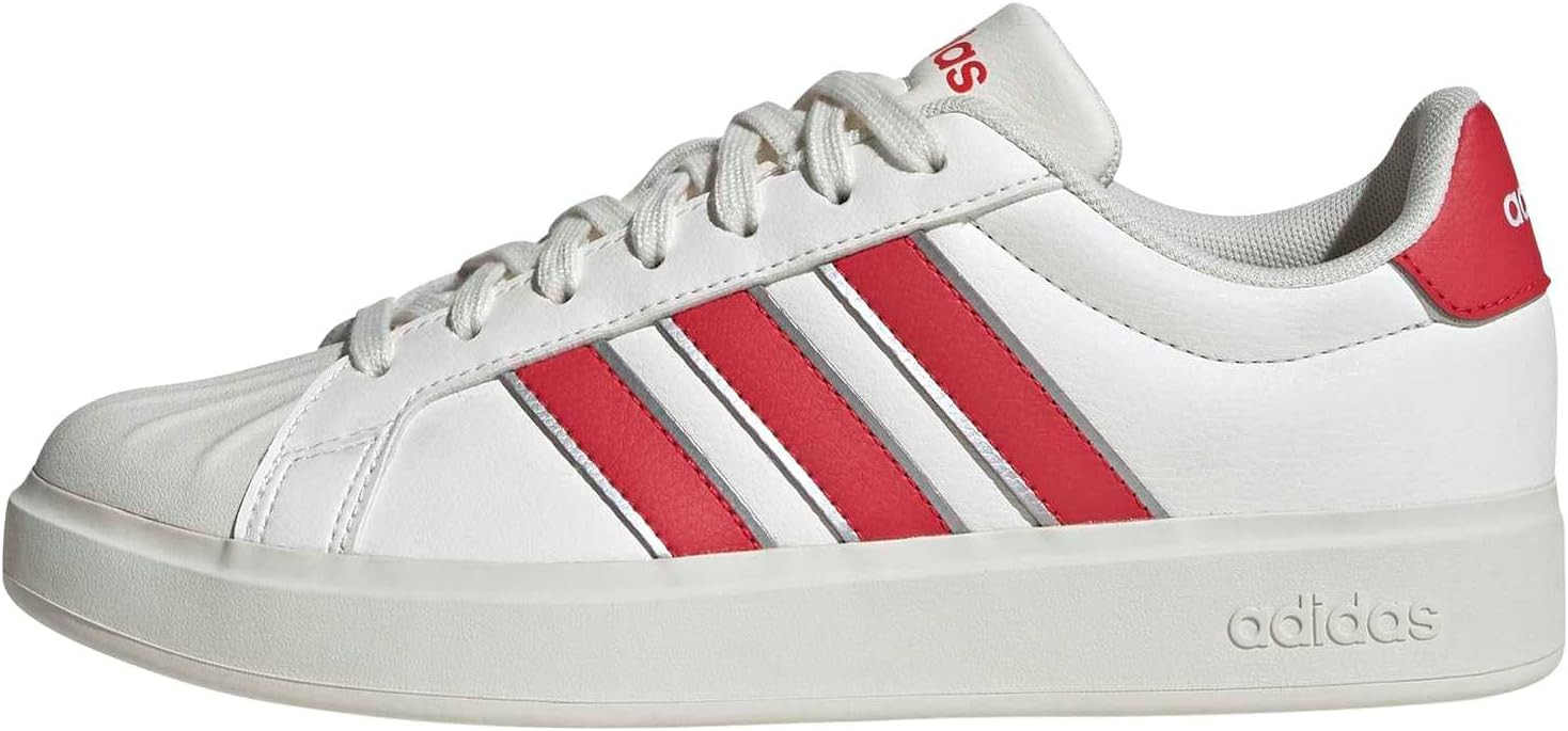 adidas Womens Streettalk Lace Up Sneakers Shoes Casual - White | Amazon (US)