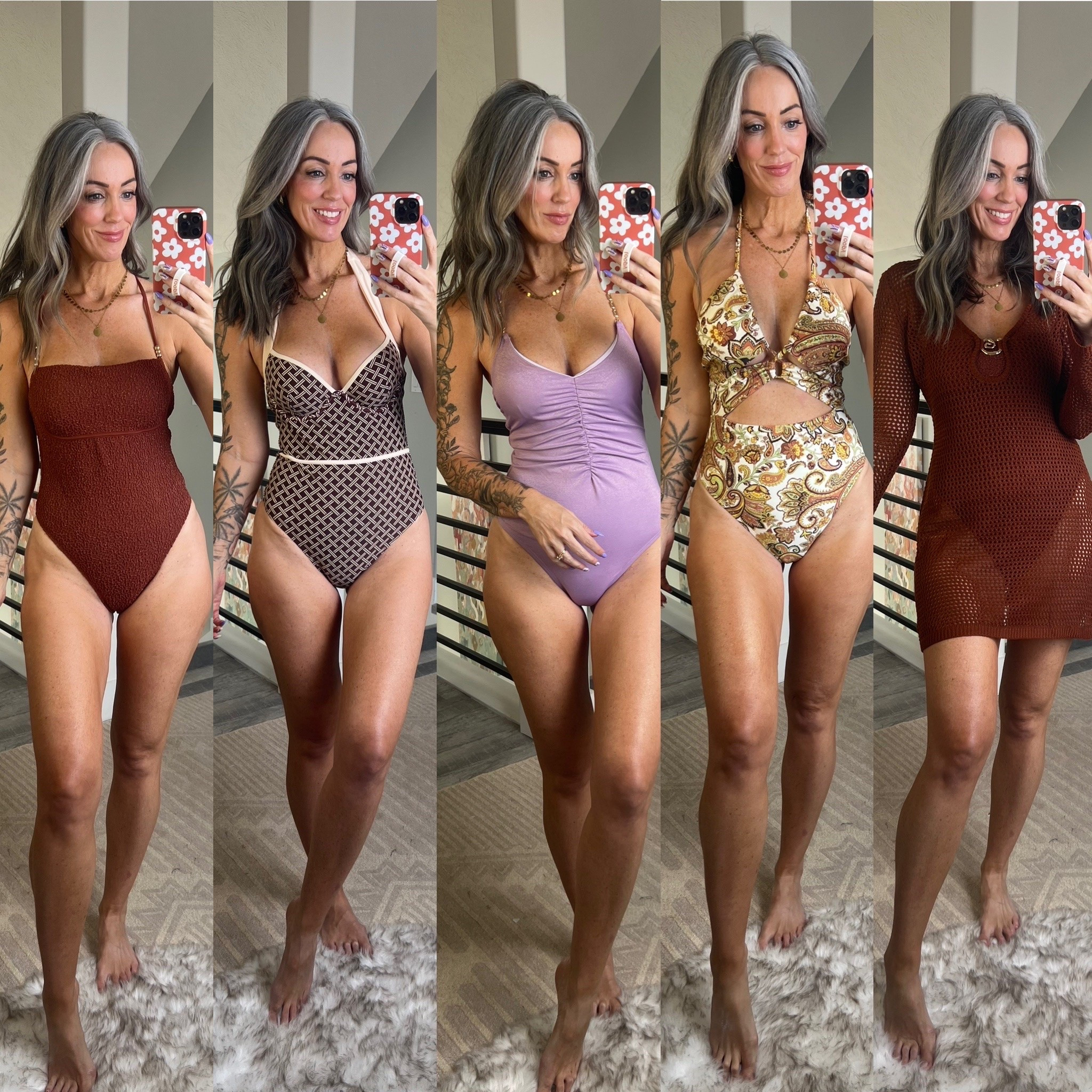 @Cupshe one piece suits! Vacation ready! Wearing size M in all. Use code: Miranda15 to save!

#LTKOver40 #LTKTravel #LTKSwim