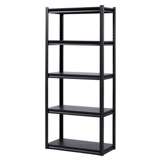 Steel Storage Shelves, 2000 lbs. 5 Tier Garage Storage Shelving, 16in. D x 32in. W x 72in. H Adju... | The Home Depot