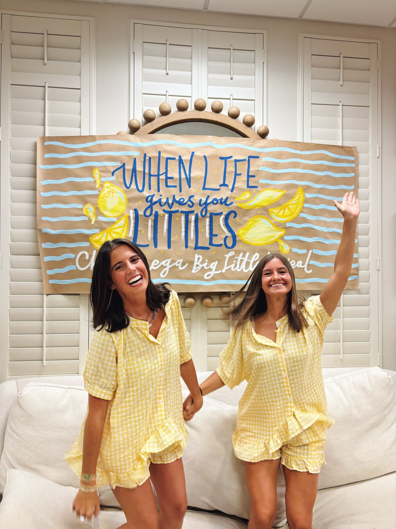 Big/Little pjs !!!!!! 🍋