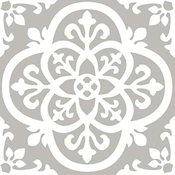 FloorPops FP2942 Medina Peel & Stick Floor Tile, Grey | Amazon (US)