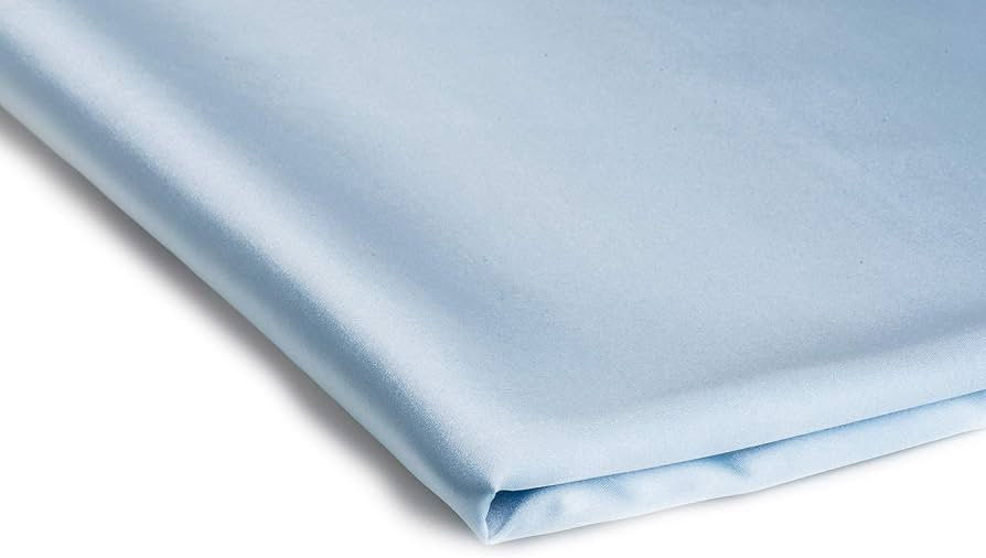 Satin Fabric, Thin Stretchy Decorative Fabric, Available in Various Colours, 50 x 150 cm (Light B... | Amazon (DE)