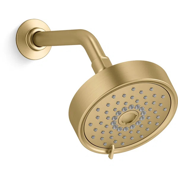 Kohler Purist 2.5 Gpm Multifunction Wall Mount Showerhead, Three Spray Settings, 5.5" High Pressu... | Wayfair North America