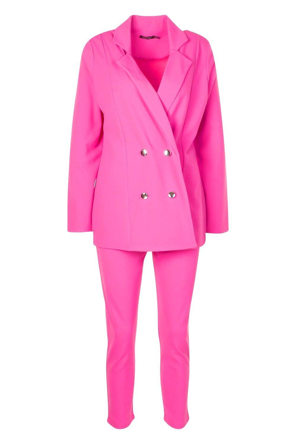 Double Breasted Blazer And Pants Suit Set | Boohoo.com (US & CA)