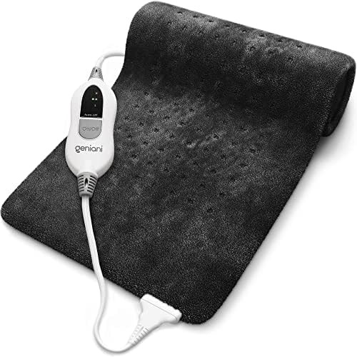 GENIANI Extra Large Electric Heating Pad for Back Pain and Cramps Relief - Auto Shut Off - Soft Heat | Amazon (US)