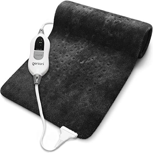 GENIANI Extra Large Electric Heating Pad for Back Pain and Cramps Relief - Auto Shut Off - Soft Heat | Amazon (US)